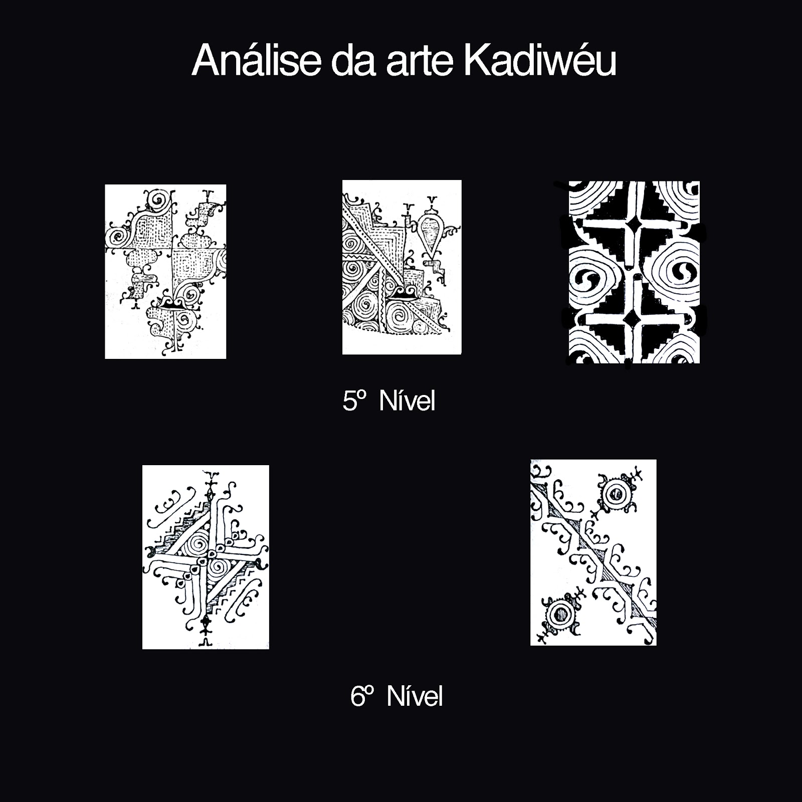 Análise da arte Kadiwéu — 1º ao 4º nível